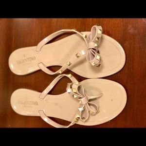 Valentino Rockstud Jelly Sandals